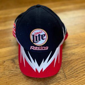 Miller Lite Racing Rusty Wallace #2 Black, white and Red Hat